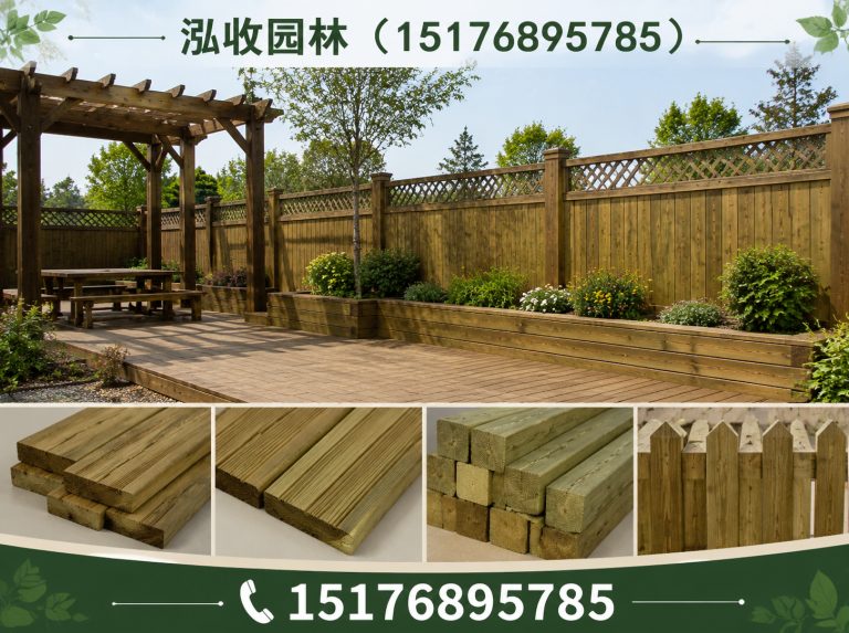 长春防腐木展示图